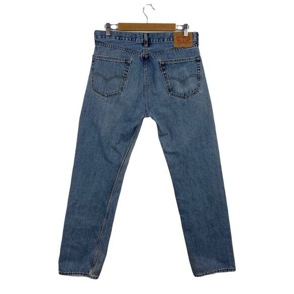 LEVI'S MEN'S  505 REGULAR FIT STONEWASH RIGID JEANS  505-4891 SIZE W 34 L 34 - Picture 7 of 14